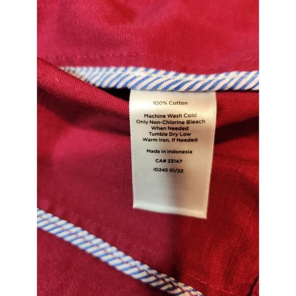 Talbots Petite Jacket Women's Medium Hot Pink Collared Button & Zip Front - Picture 5 of 11